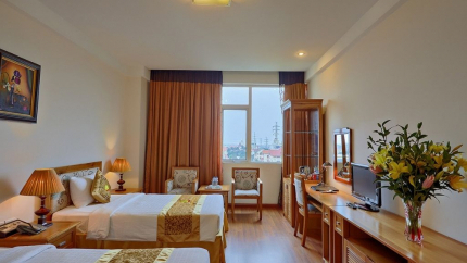 Phòng Deluxe tại Hoàng Sơn Peace 4*