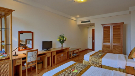 Phòng Deluxe tại Hotel Hoàng Sơn Peace