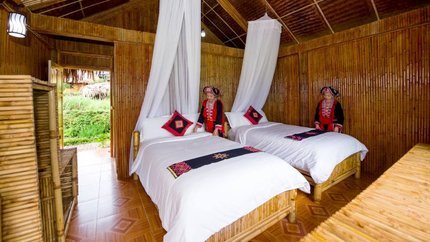 Nhà sàn riêng tại Hoang Su Phi Lodge