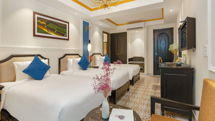 Không gian phòng rộng rãi