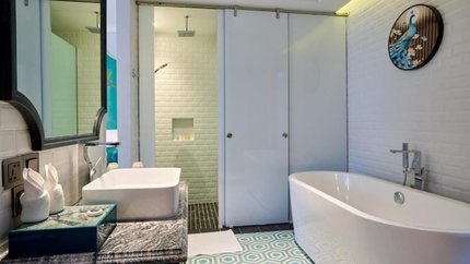 Phòng được trang bị bồn tắm