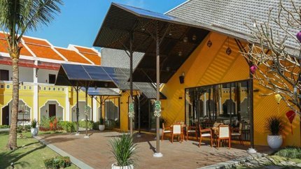 Khu nghỉ mát với nhiều view đẹp.