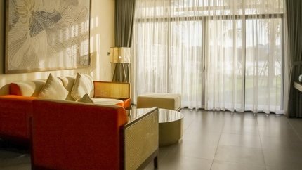 Phòng khách tại Villa 3 phòng ngủ