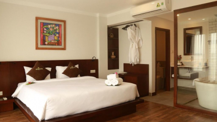 Phòng Duplex Suite tại khách sạn Odyssey Hội An