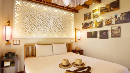 Phòng Deluxe Family Khách Sạn Hoi An Pho Library 2*