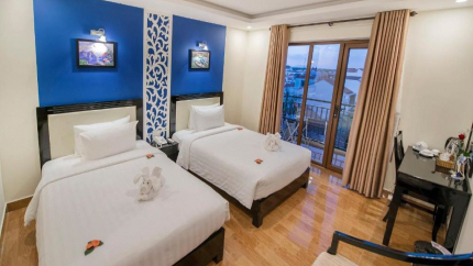 Phòng Superior Double/Twin with Balcony Hoi An Rose Garden