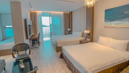Phòng Premium Studio King Studio Ocean View Holi Panorama Hotel Nha Trang