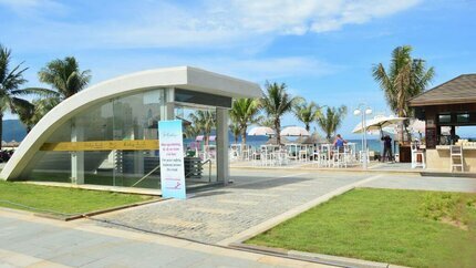 Đường hầm đi bộ ra biển và khu vui chơi dưới lòng đất duy nhất ở Đà Nẵng