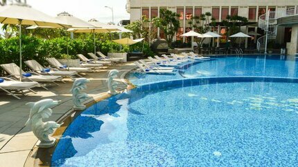 Góc khác của bể bơi