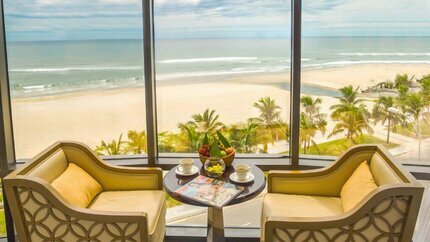 Góc ngồi trà chiều view biển siêu thư giãn