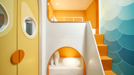 One King One Bunk Suite Kid Theme