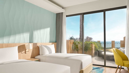 Two Bed Rooms Suite Cabana Smoking Ocean View tại Holiday Inn