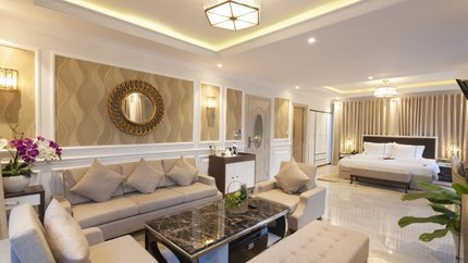 Không gian phòng vô cùng rộng rãi