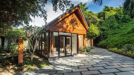 Khu vực Spa được thiết kế gần gũi với thiên nhiên