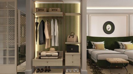 Phòng được thiết kế đầy đủ tiện nghi