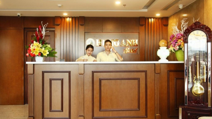 Sảnh lễ tân Hùng Anh Hotel