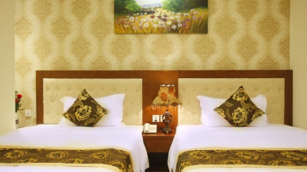 Phòng Deluxe Double/Twin tại Hùng Anh Đà Nẵng 3 sao
