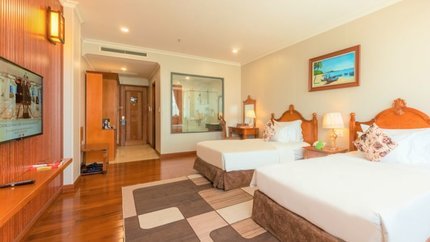 Không gian rộng, phòng có ti vi