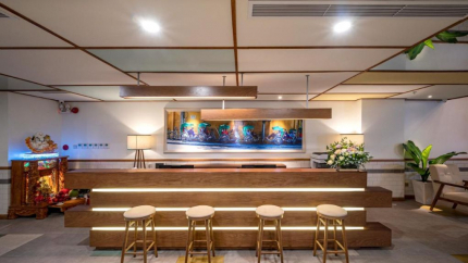 Khu vực quầy lễ tân