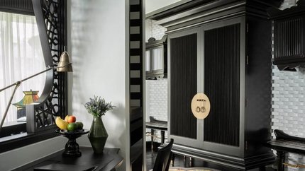 Thiết kế theo tone màu đen , xám quý tộc