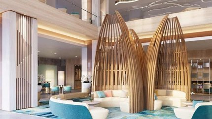 Sảnh tầng 1 khách sạn