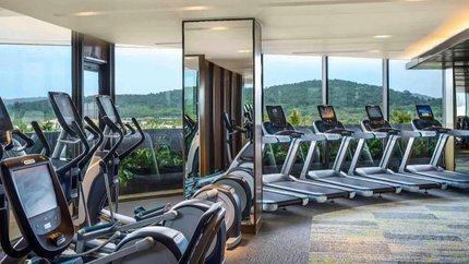 Phòng tập gym trang thiết bị hiện đại
