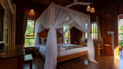 Phòng Giường Đôi Nhìn Ra Vườn tại Island Lodge Resort