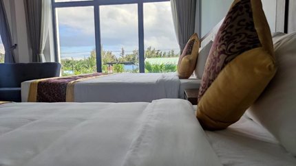 Phòng có view nhìn ra biển cực đẹp