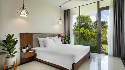 Villa 3 phòng ngủ có bể bơi riêng - hướng vườn