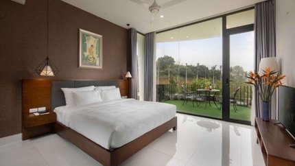 Villa 4 phòng ngủ - hướng vườn có bể bơi