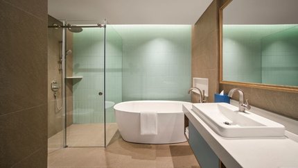 Phòng tắm bồn sang chảnh