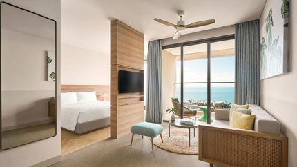 Gian phòng khách riêng biệt