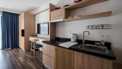 Phòng Deluxe Studio Apartment Tại John Boutique Villa 3 Sao Đà Nẵng