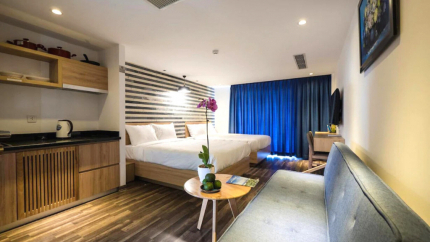 Phòng Family Studio Apartment Tại John Boutique Villa Đà Nẵng 3 Sao