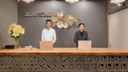 Quầy lễ tân Jolia's House Đà Nẵng