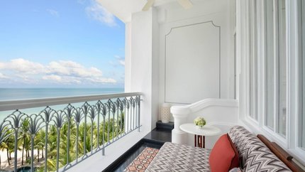 Ban công rộng rãi thư giãn