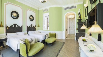 Phòng có tông màu nổi bật