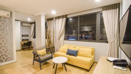 Không gian phòng rộng rãi