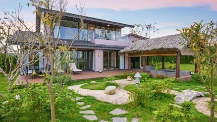 Toàn cảnh của Rikyu Villa từ bên ngoài