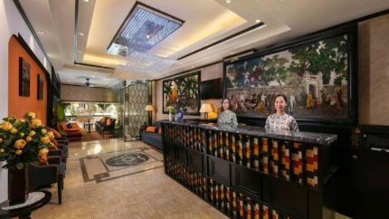 Khu vực Lễ tân Khách sạn Kén By Connek Hanoi