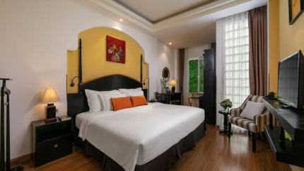 Phòng Deluxe Double Twin Kén Hotel By Connek Hanoi