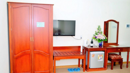 Phòng ngủ Khách sạn Á Châu Cần Thơ
