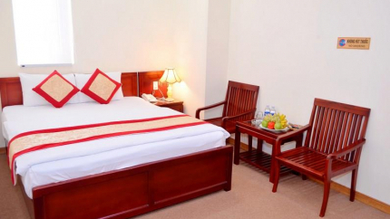 Phòng ngủ Khách sạn Á Châu Cần Thơ
