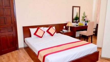 Phòng ngủ Khách sạn Á Châu Cần Thơ