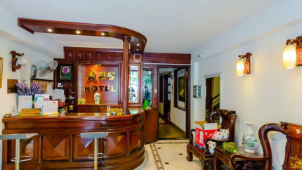Sảnh chờ tại Hotel A25 122 Lê Lai HCM