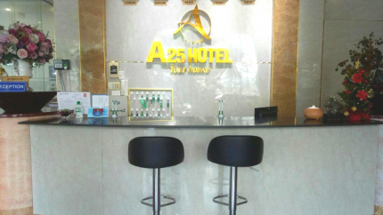 Sảnh lễ tân A25 Hotel Nguyễn Du Đà Nẵng