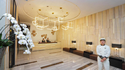 Sảnh Lễ Tân Khách Sạn A&Em Sài Gòn