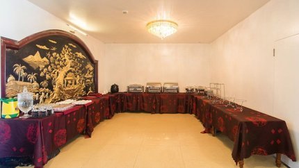 Khu vực quầy buffet của nhà hàng khách sạn