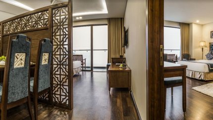 2 phòng ngủ và khu vực bếp riêng biệt