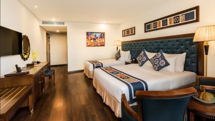 Diện tích phòng rộng và nhiều tiện ích